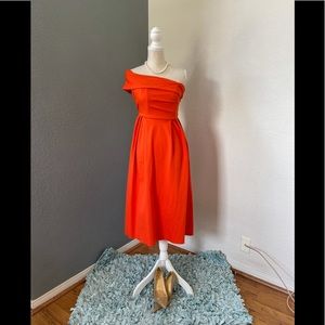 Topshop one shoulder dress